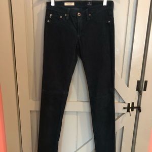 AG teal corduroy pants